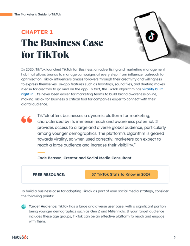 The Marketers Guide To Tiktok For Business Free Ebook 4194